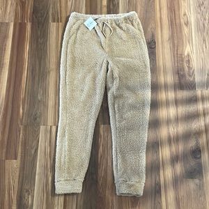 NWT Charlotte Russe Sherpa Joggers
